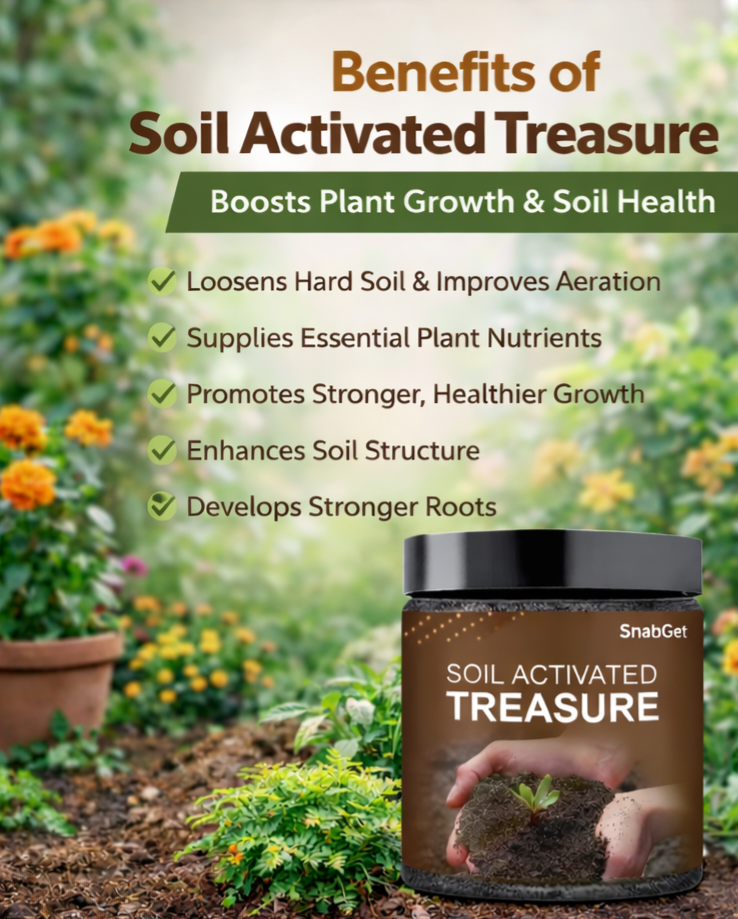 Premium Soil Activated Treasure 200gram (Pack of 2)