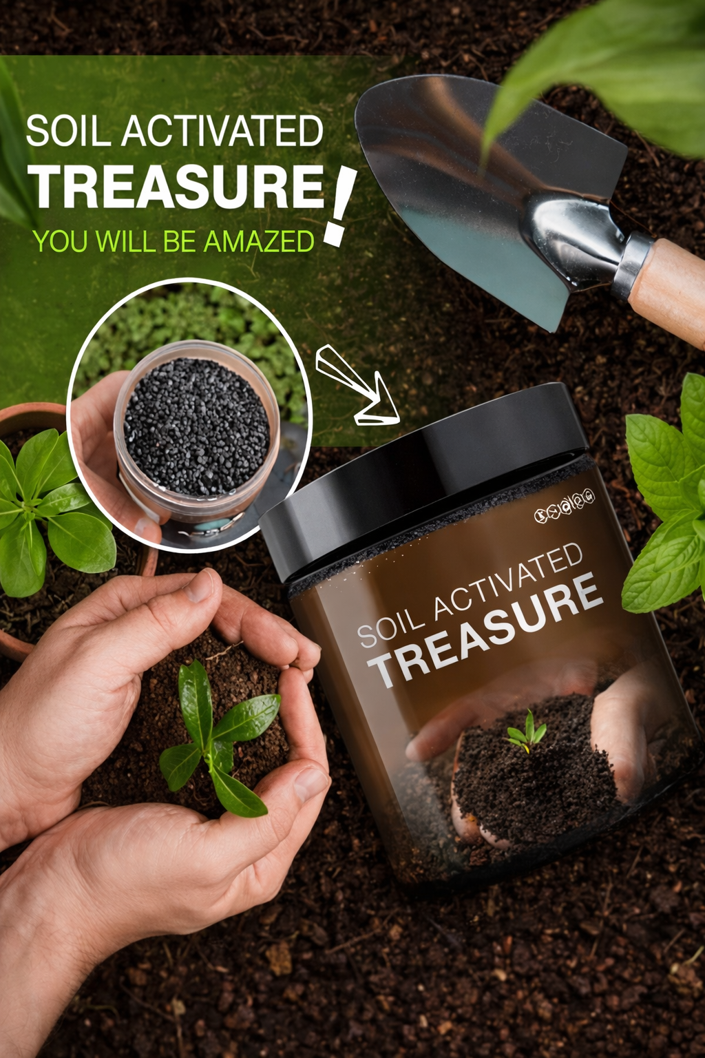 Premium Soil Activated Treasure 200gram (Pack of 2)